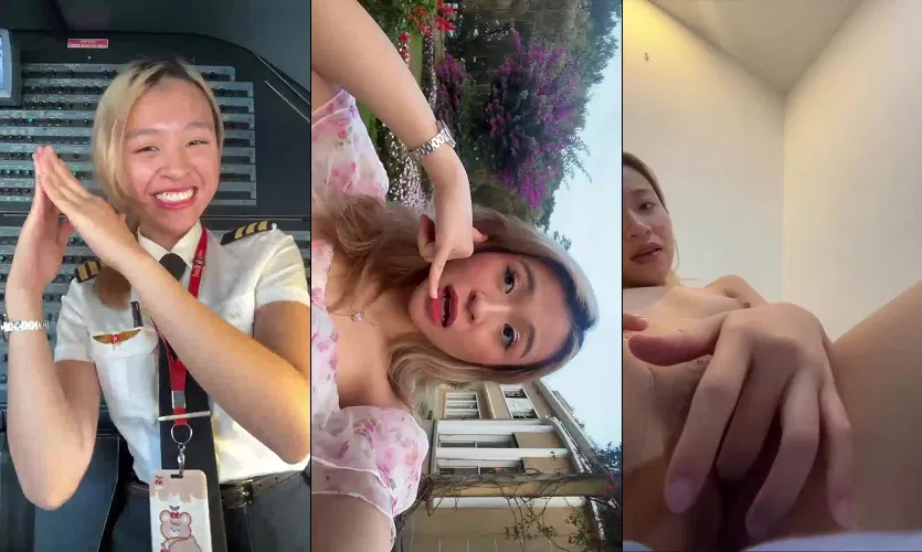 sex viet quat Nữ phi công Vietjet nghịch đồ chơi cho người yêu xem p2